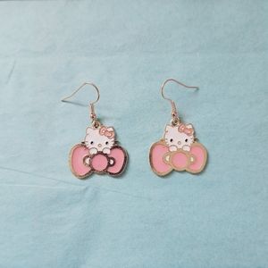 🔮3/$15 Hello Kitty Pink Bow Earrings